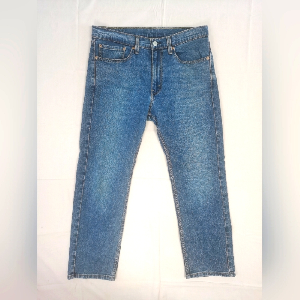 Levi's Men's 505 W34 L30 Blue Straight Jeans